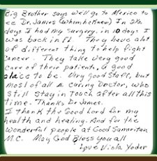 Cancer Treatment in Mexico Testimonial